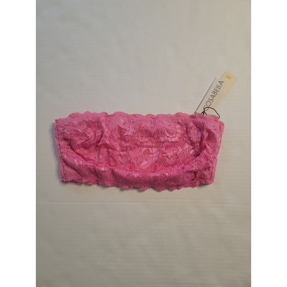COSABELLA Never Say Never Bandeau Bra‎ Strapless Lace Bra Medium "Flirtie"